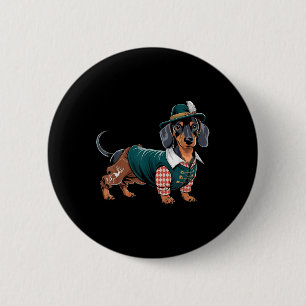 German Dog Dachshund Bavarian Weiner Sausage _5 6 Cm Round Badge