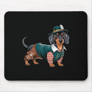 German Dog Dachshund Bavarian Weiner Sausage _5 Mouse Mat