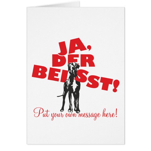 German: Dogge (Front)