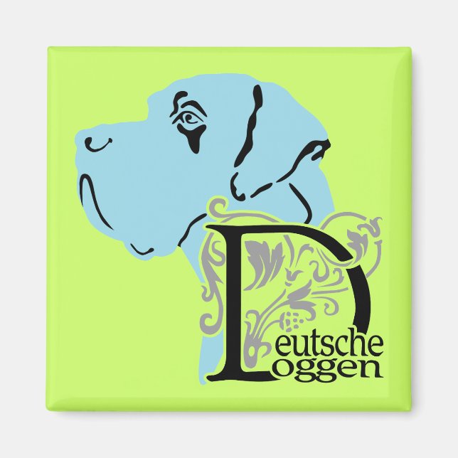 German: Dogge Magnet (Front)