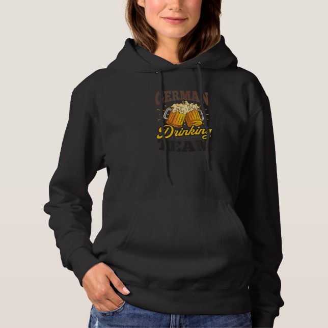 German Drinking Team Beer   Hoodie (Front)
