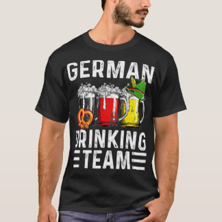 German Drinking Team Germany Flag Vintage Oktoberf T-Shirt