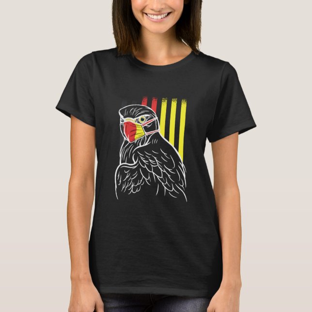 German Eagle Bird Germany Face Mask Ger Country T-Shirt (Front)