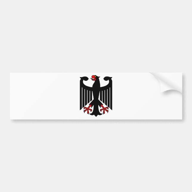 German Eagle Bumper Sticker (Front)