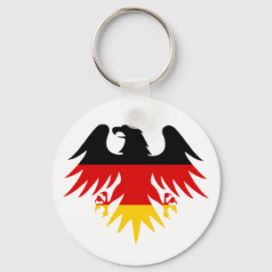 German Eagle Crest Key Ring