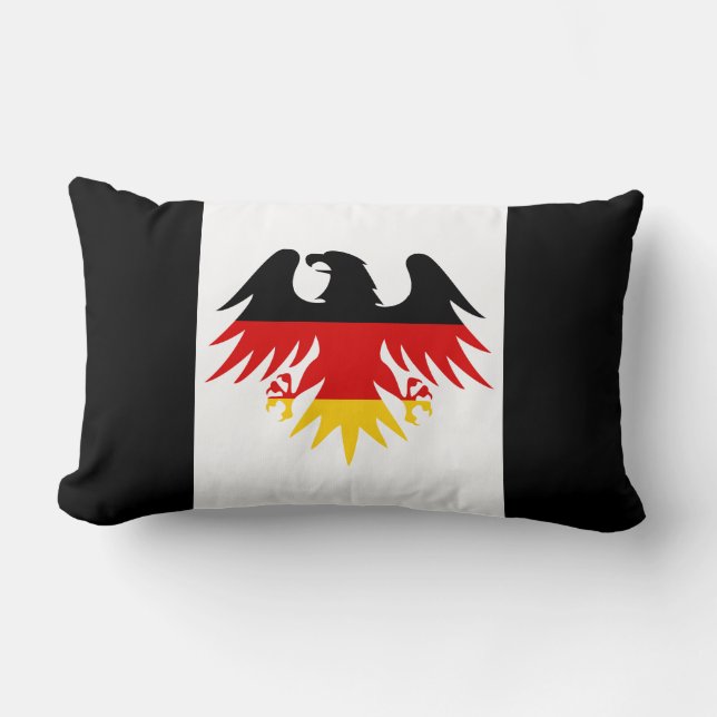 German Eagle Crest Lumbar Cushion (Front)
