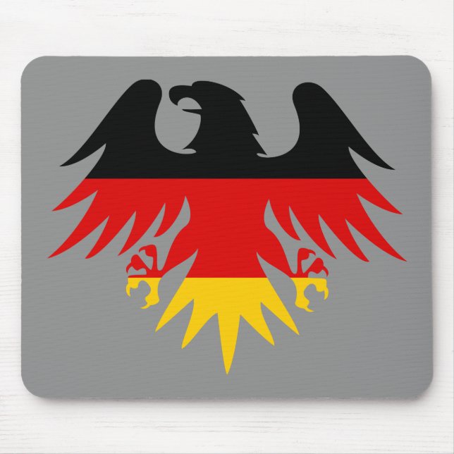 German Eagle Crest Mouse Mat (Front)