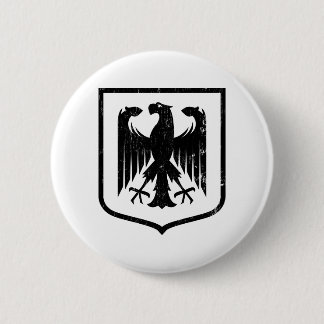 German Eagle - Deutschland coat of arms 6 Cm Round Badge