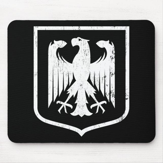 German Eagle - Deutschland coat of arms Mouse Mat (Front)