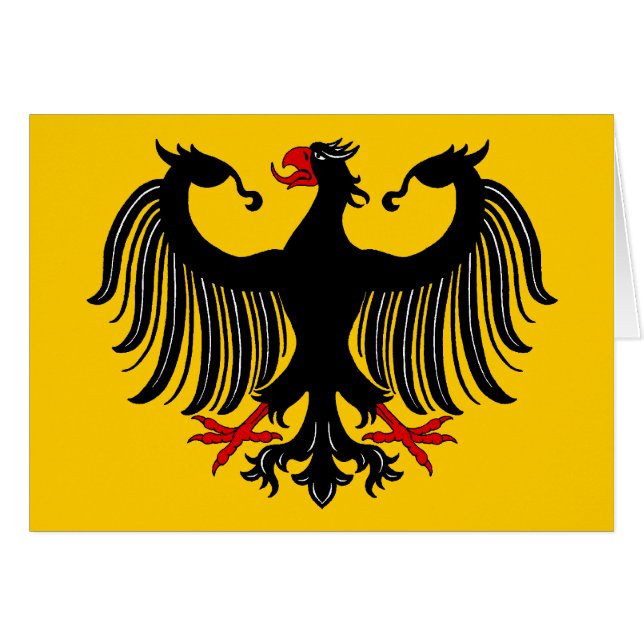 German Eagle Greeting Card (Front Horizontal)