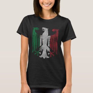 German Eagle Italian Italia Flag Family Men Women  T-Shirt