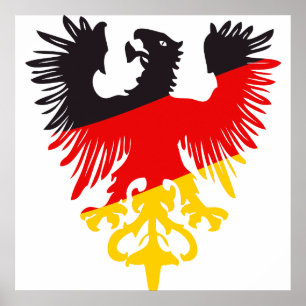 German Eagle Poster