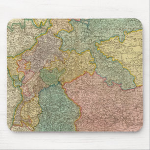 German Empire Atlas Map Mouse Mat
