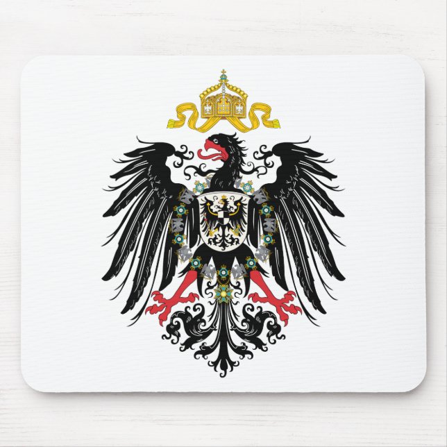 German Empire Coat of Arms (1889) Mouse Mat (Front)