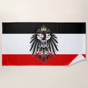 German Empire Flag Beach Towel