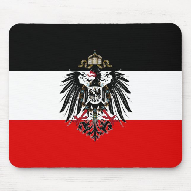 German Empire Flag Mouse Mat (Front)