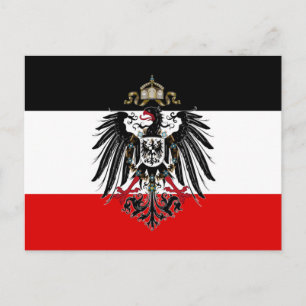 German Empire Flag Postcard