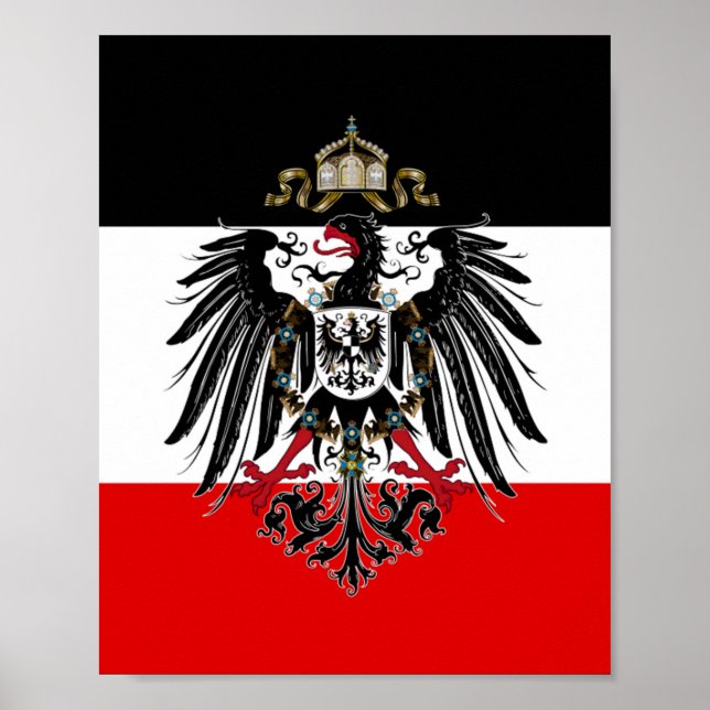 German Empire Flag Poster (Front)