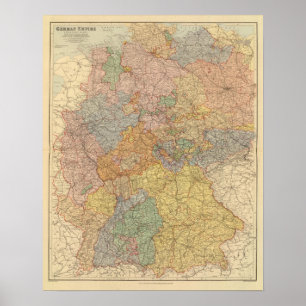 German Empire West Poster