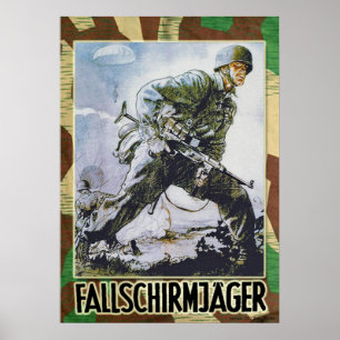 German Fallschirmjaeger Poster