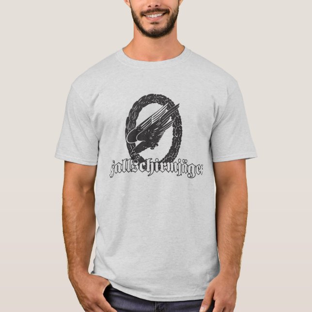 German Fallschirmjager Decal T-Shirt (Front)
