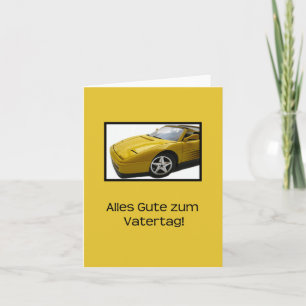 German Father's Day Card