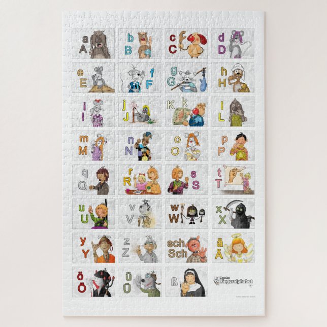 German fingerprint II Jigsaw Puzzle (Vertical)