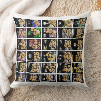German Fingerspell 3 (2025) Cushion