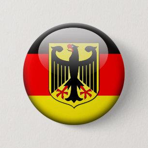 German Flag 2.0 6 Cm Round Badge