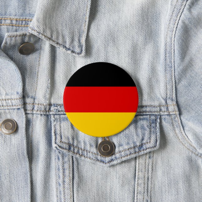 German flag 7.5 cm round badge (In Situ)