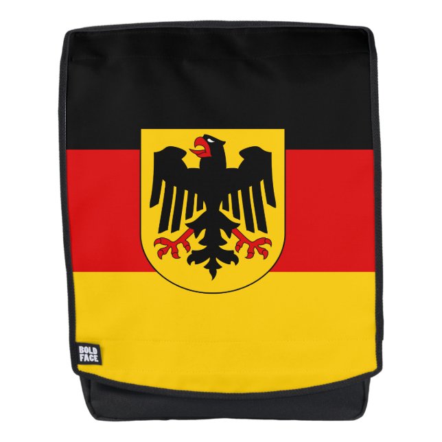 German flag backpack (Front)