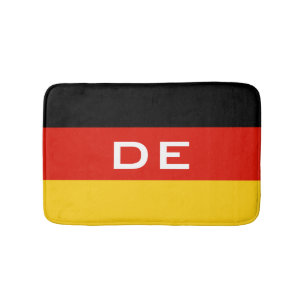 German flag bath mat   Germany bathroom rug