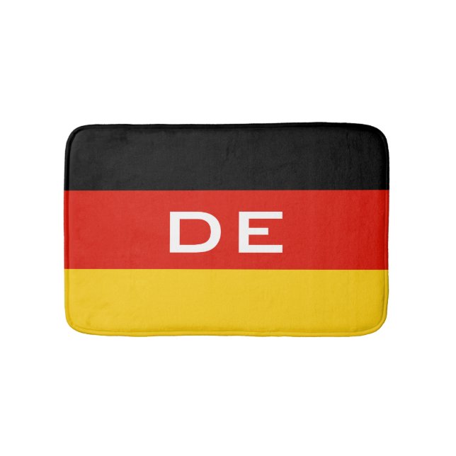 German flag bath mat | Germany bathroom rug (Front)