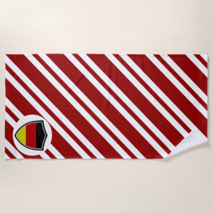 German flag beach towel
