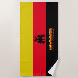 German flag beach towel