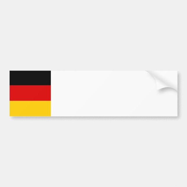 German flag bumper sticker (Front)