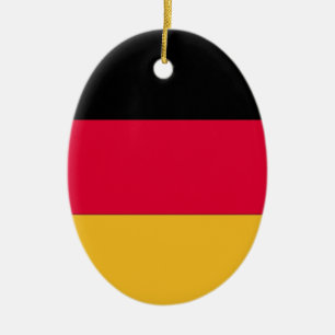 German Flag Ceramic Tree Decoration