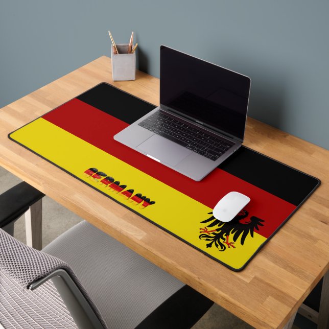 German flag-coat of arms desk mat (Office 2)