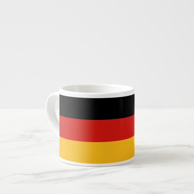 GERMAN FLAG COLORS ESPRESSO CUP (Front Left)