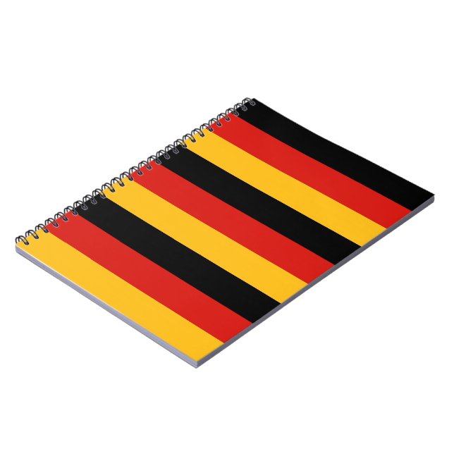 GERMAN FLAG COLORS NOTEBOOK (Left Side)