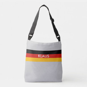 GERMAN FLAG COLORS + your ideas Crossbody Bag