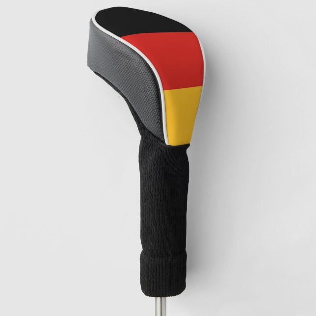 GERMAN FLAG COLORS + your ideas Golf Head Cover (Angled)