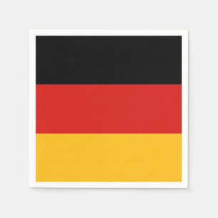 GERMAN FLAG COLORS + your ideas Napkin