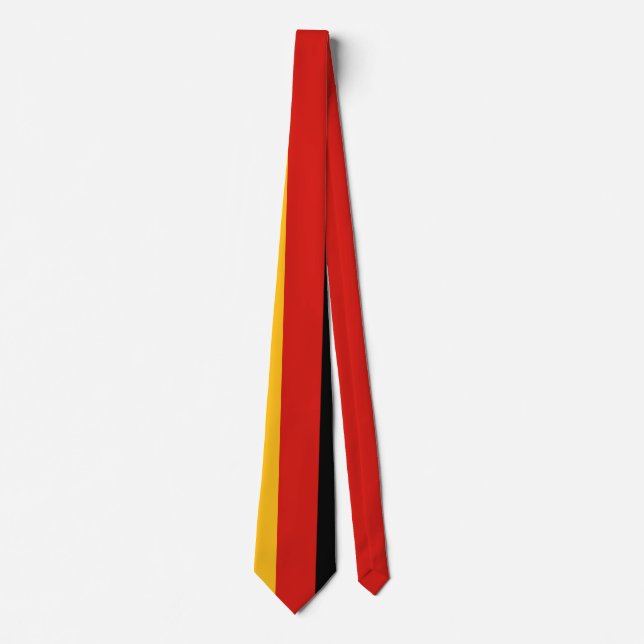 GERMAN FLAG COLORS + your ideas Tie (Front)