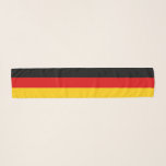 German Flag Colours Black Red Gold Scarf<br><div class="desc">Put your German pride on display with this attractive design featuring the distinctive colours of black,  red,  and gold.</div>