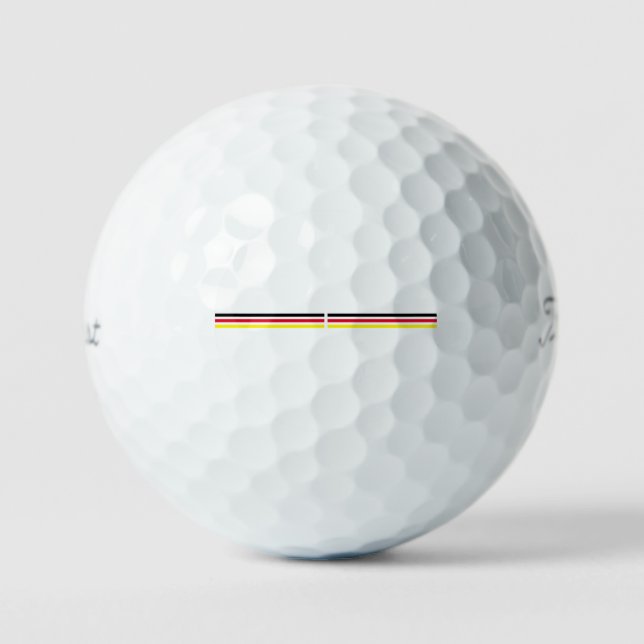 German Flag colourway Titleist 12 pack golf balls  (Front)