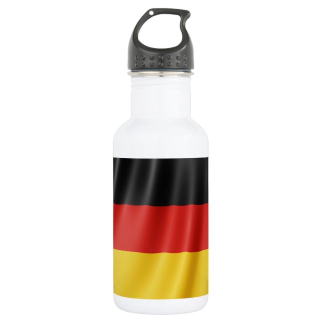 German Flag custom name water bottles (Front)