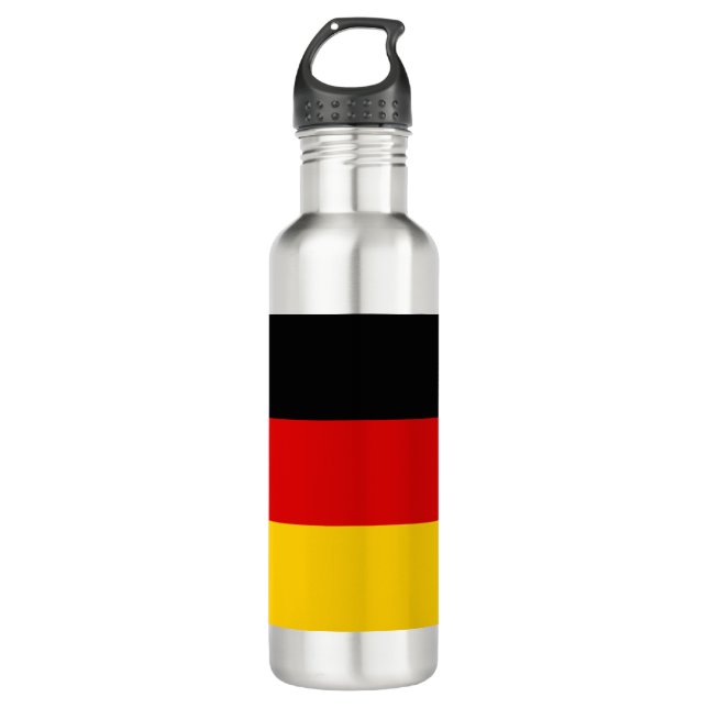 German Flag (Deutschland) (Germany) 710 Ml Water Bottle (Front)