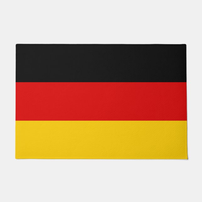 German Flag (Deutschland) (Germany) Doormat (Front)
