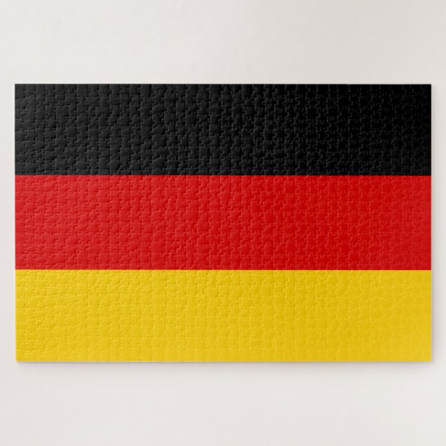 German Flag (Deutschland) (Germany) Jigsaw Puzzle (Horizontal)